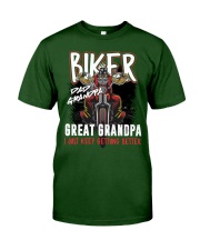 WHY DID I BECOME A BIKER - FRONT PRINTED Classic T-Shirt tile