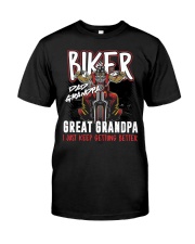 WHY DID I BECOME A BIKER - FRONT PRINTED Premium Fit Mens Tee tile