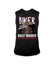 WHY DID I BECOME A BIKER - FRONT PRINTED Sleeveless Tee tile
