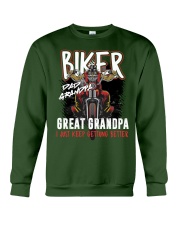 WHY DID I BECOME A BIKER - FRONT PRINTED Crewneck Sweatshirt tile
