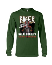 WHY DID I BECOME A BIKER - FRONT PRINTED Long Sleeve Tee tile