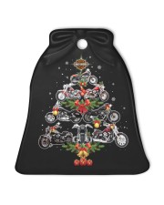 Motorcycle Tree bell ornament tile