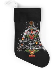 Motorcycle Tree Christmas Stocking tile