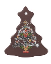 Motorcycle Tree tree ornament tile