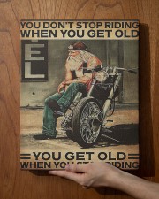 You Don't Stop Riding When You Get Old You Get Old When You Stop Riding 11x14 Gallery Wrapped Canvas Prints aos-canvas-pgw-11x14-lifestyle-front-33