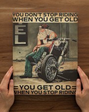 You Don't Stop Riding When You Get Old You Get Old When You Stop Riding 11x14 Gallery Wrapped Canvas Prints aos-canvas-pgw-11x14-lifestyle-front-43