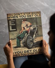 You Don't Stop Riding When You Get Old You Get Old When You Stop Riding 11x14 Gallery Wrapped Canvas Prints aos-canvas-pgw-11x14-lifestyle-front-51