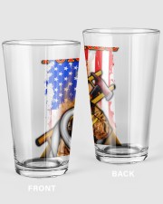 PROUD FIREFIGHTER Pint Glass tile