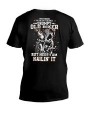 Grumpy Old Bikers V-Neck T-Shirt tile