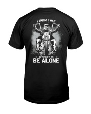Designed To Be Alone Classic T-Shirt back