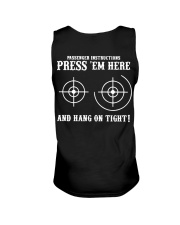 PRESS-'EM-HERE-AND-HANG-ON-TIGHT Unisex Tank tile