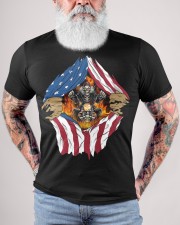 BIKER US Flag Classic T-Shirt custom-t-shirts-classic-lifestyle-front-446