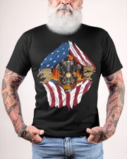 BIKER US Flag Classic T-Shirt custom-t-shirts-classic-lifestyle-front-448