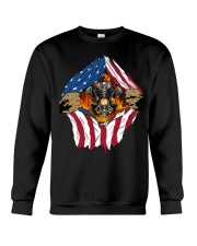 BIKER US Flag Crewneck Sweatshirt tile