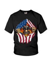 BIKER US Flag Youth T-Shirt tile