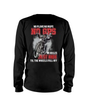 No plan no maps no gas Long Sleeve Tee tile