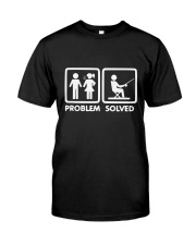 Problem Solved Fishing T-Shirt Premium Fit Mens Tee front