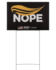 NOPE 2020 18x12 Yard Sign back