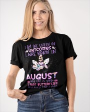 BD Unicorn August I Am The Queen G1L1-05-180122 Classic T-Shirt apparel-classic-tshirt-lifestyle-front-100