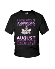 BD Unicorn August I Am The Queen G1L1-05-180122 Youth T-Shirt tile