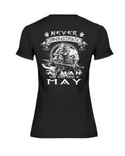BD - Never Underestimate A May Man Shirt AD96 Premium Fit Ladies Tee tile