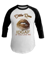 October Queen IDGAF G1L1-02-240122 Baseball Tee tile