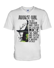 BD Witch August Girl G1T1-06-140222 V-Neck T-Shirt tile