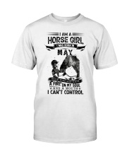 BD Horse May Girl G1L1-03-180122 Classic T-Shirt front