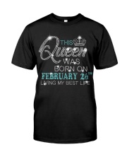 BD This Queen Was Born On Feb 26 Premium Fit Mens Tee tile