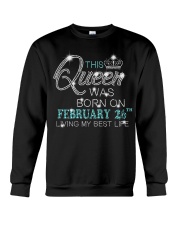 BD This Queen Was Born On Feb 26 Crewneck Sweatshirt tile