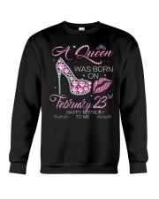 A Queen Was Born On Feb 23 Crewneck Sweatshirt tile