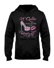 A Queen Was Born On Feb 23 Hooded Sweatshirt tile