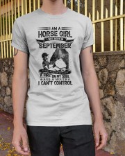 BD Horse September Girl G1L1-03-180122 Classic T-Shirt apparel-classic-tshirt-lifestyle-21