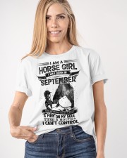BD Horse September Girl G1L1-03-180122 Classic T-Shirt apparel-classic-tshirt-lifestyle-front-100