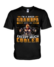 Motorcycle I'm A Biker Grandpa Just Like A Normal Shirt G1H6-04-240122 V-Neck T-Shirt tile