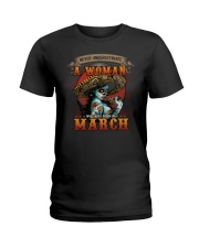 BD Never Underestimate A Lady In Mar Ladies T-Shirt tile