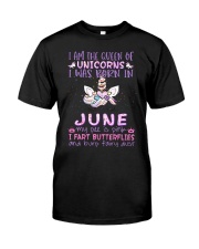 BD Unicorn June I Am The Queen G1L1-05-180122 Classic T-Shirt front
