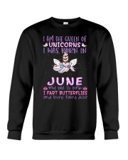 BD Unicorn June I Am The Queen G1L1-05-180122 Crewneck Sweatshirt tile