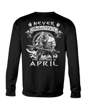 BD - Never Underestimate An April Man Shirt AD96 Crewneck Sweatshirt tile