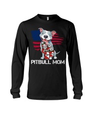 Pitbull Mom Shirt AD96 Long Sleeve Tee tile