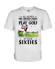 The Best Play Golf In Sixties G1T1-06-180222 V-Neck T-Shirt tile
