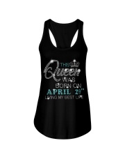 BD This Queen Was Born On Apr 29 Ladies Flowy Tank tile
