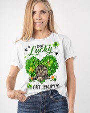 One Lucky Cat Mom G1L1-02-110222 Classic T-Shirt apparel-classic-tshirt-lifestyle-front-100