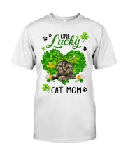 One Lucky Cat Mom G1L1-02-110222 Classic T-Shirt front