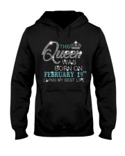 BD This Queen Was Born On Feb 19 Hooded Sweatshirt tile