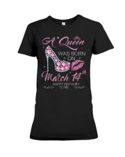 A Queen Was Born On Mar 14 Premium Fit Ladies Tee tile