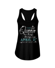 BD This Queen Was Born On Apr 25 Ladies Flowy Tank tile