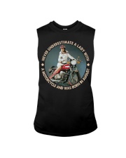 August Never Underestimate A Lady g1l1-02-100222 Sleeveless Tee tile