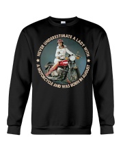 August Never Underestimate A Lady g1l1-02-100222 Crewneck Sweatshirt tile