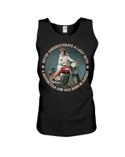 August Never Underestimate A Lady g1l1-02-100222 Unisex Tank tile